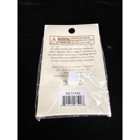 Stonebriar Collection Starfish Candle Pin for Pillar Candles Only - Picture 6 of 7